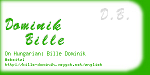 dominik bille business card